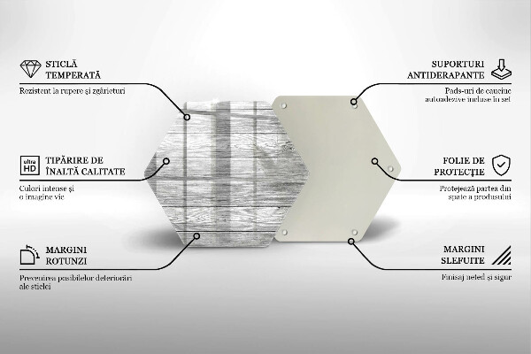 Chopping board glass Wood old boards