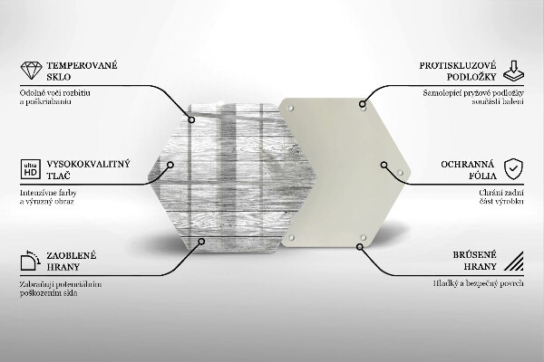 Chopping board glass Wood old boards