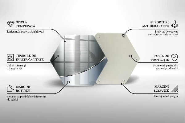 Chopping board glass Pattern metal abstraction