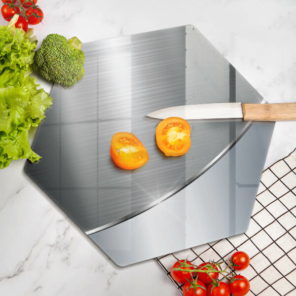 Chopping board glass Pattern metal abstraction