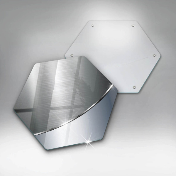 Chopping board glass Pattern metal abstraction