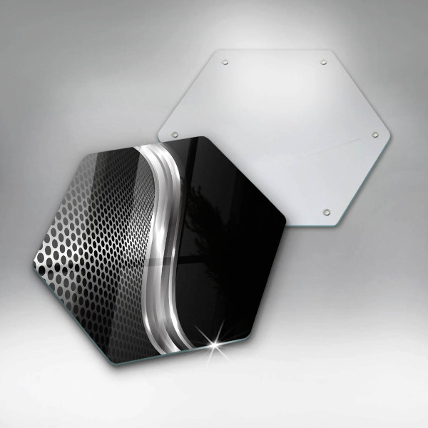 Glass worktop saver Metal structure