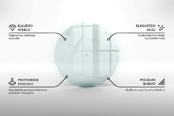 Transparent glass worktop saver 16 in