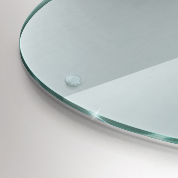 Transparent glass worktop saver 16 in