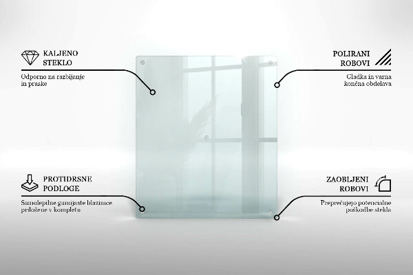 Transparent chopping board 24x20 in
