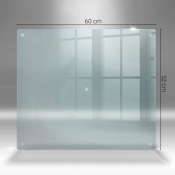 Transparent chopping board glass 24x20 in