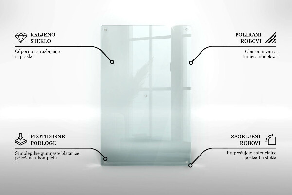 Transparent worktop protector 31x20 in