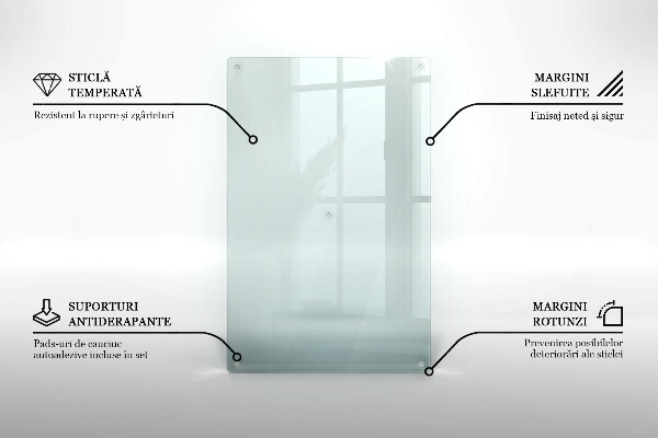 Transparent large worktop protector 31x20 in