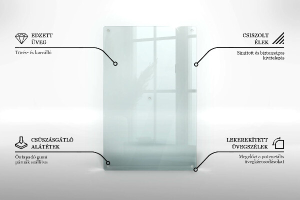 Transparent worktop protector 31x20 in
