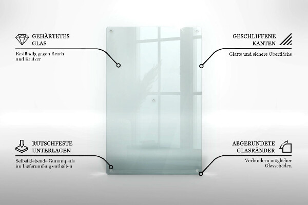 Transparent large worktop protector 31x20 in