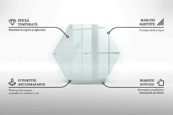 Transparent worktop saver 16 in