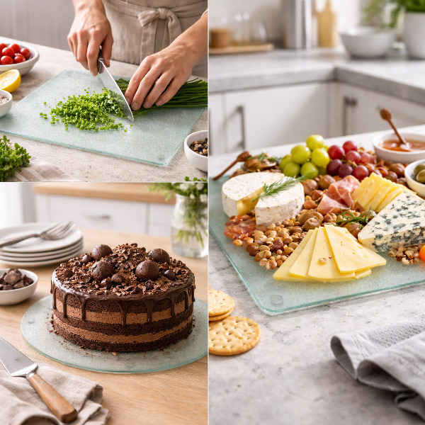 Glass kitchen board fi15.7”