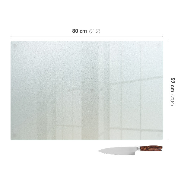Glass chopping board 31.5”x20.5”