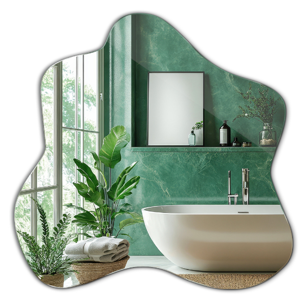 Mirror splash irregular 68x67 cm