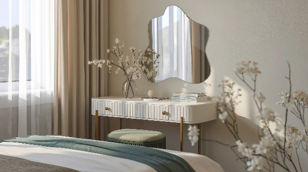 Mirror splash irregular 77x77 cm