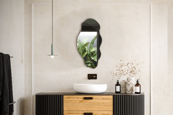 Irregular mirror stain 16x32 in