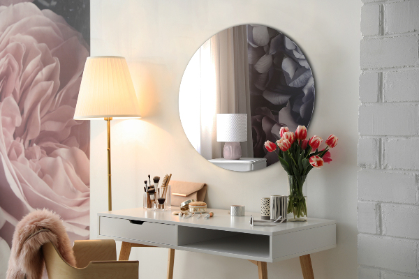 Round frameless mirror 90 cm