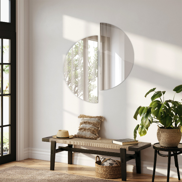 Modern half mirror without frame 50x100 cm