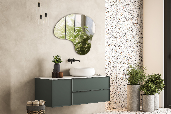 Mirror irregular shape without frame 68x67 cm