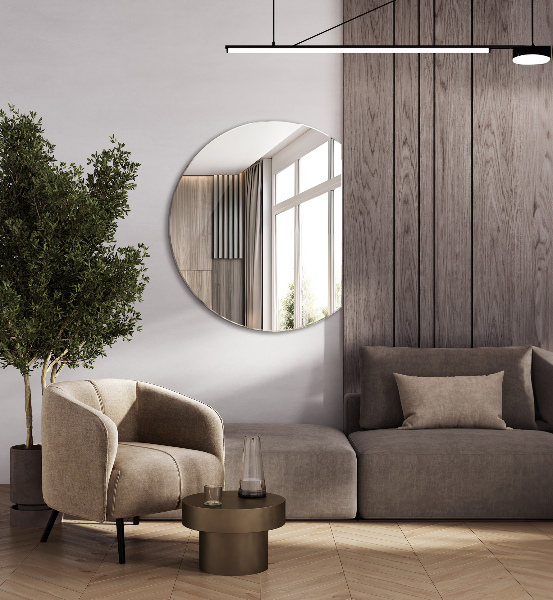 Half circle mirror 70x80 cm