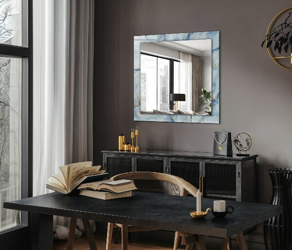 Wall mirror decor Abstract pattern on marble
