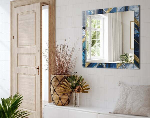 Wall mirror decor Abstract geometric mosaic