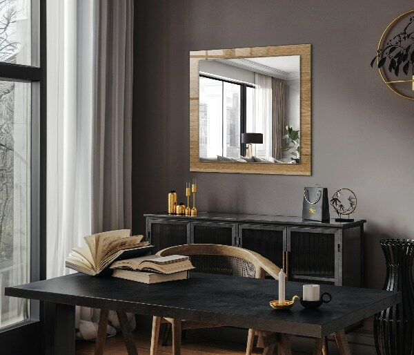 Printed mirror Wood texture