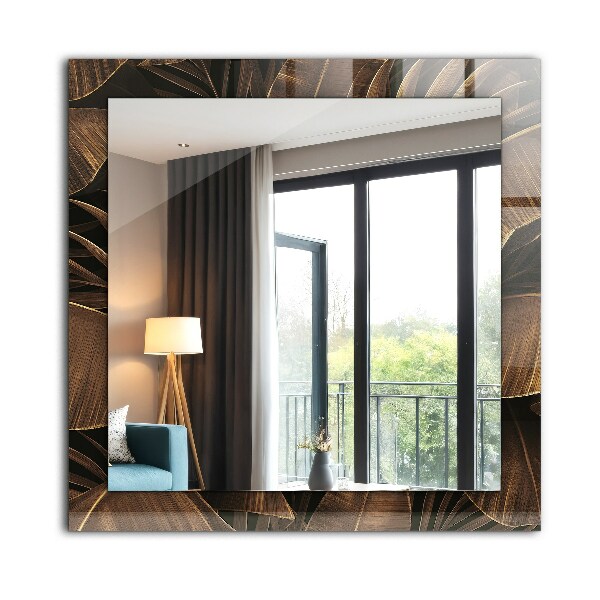 Decorative mirror Tropical leaves