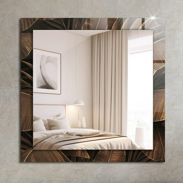 Decorative mirror Tropical leaves