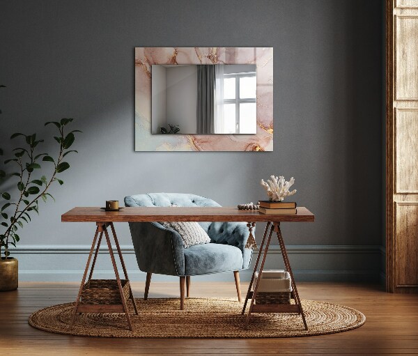 Wall mirror decor Abstract watercolour