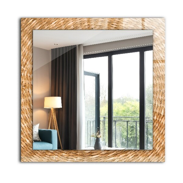 Mirror frame with print Braid