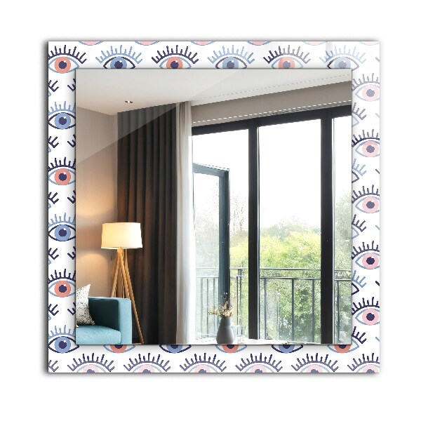 Printed mirror Eye motif