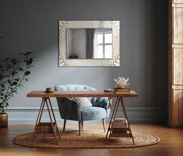 Wall mirror design Mandala pattern