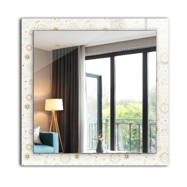 Wall mirror decor Sun Moon Stars
