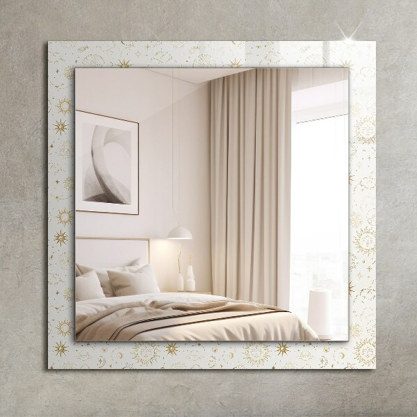 Wall mirror decor Sun Moon Stars