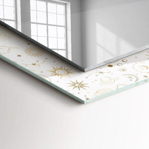Wall mirror decor Sun Moon Stars