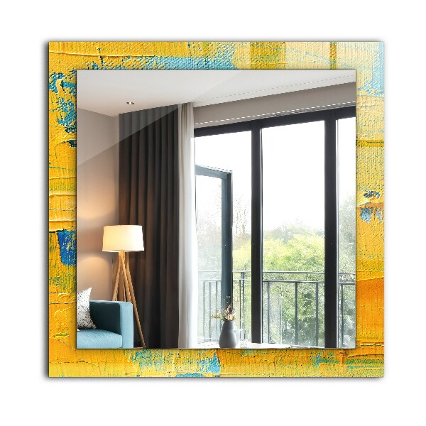 Printed mirror Abstract oil painting