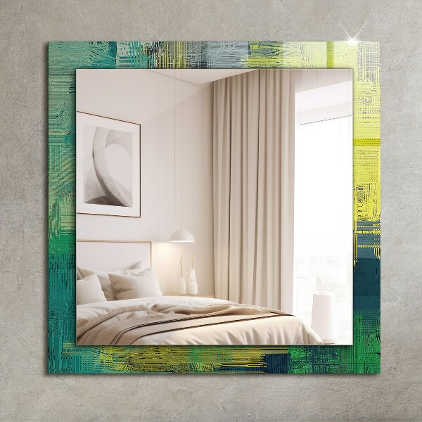 Decorative mirror Abstract coloured composition