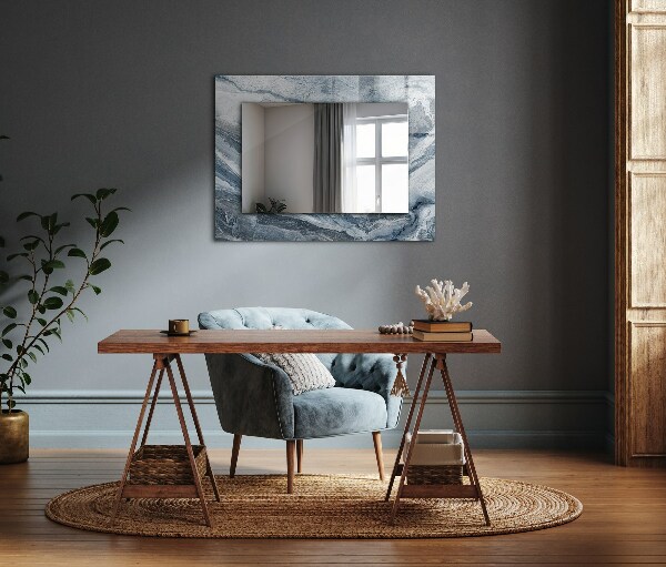 Wall mirror design Marble tones