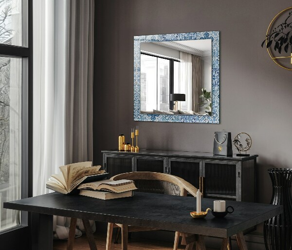 Decorative mirror Abstract marble motif