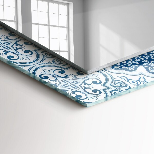 Decorative mirror Abstract marble motif