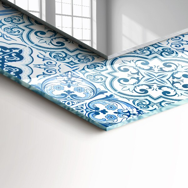 Decorative mirror Abstract marble motif