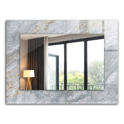 Printed mirror Abstract marble design