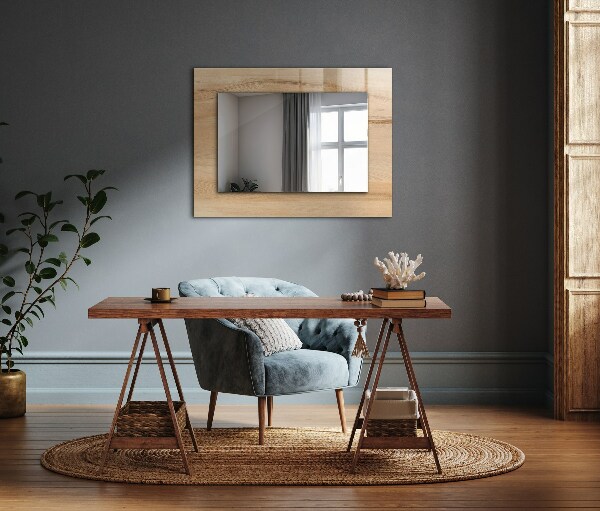 Decorative mirror Abstract coloured waves