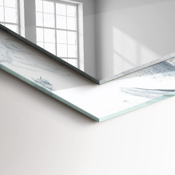 Mirror frame with print Autumn trees