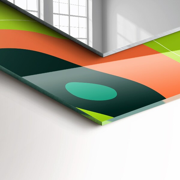 Wall mirror design Geometric motif