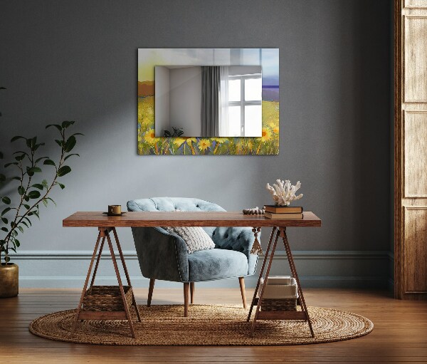 Wall mirror design Rusty metal