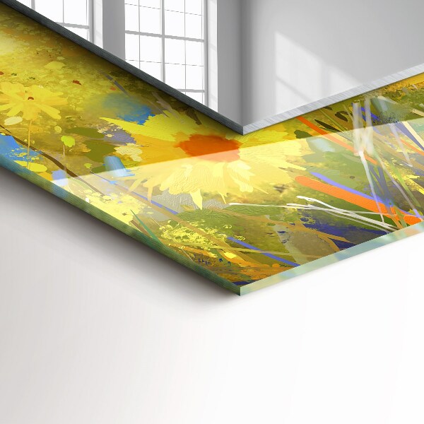 Wall mirror design Rusty metal