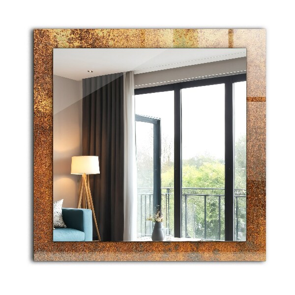 Decorative mirror Abstract blue stripes