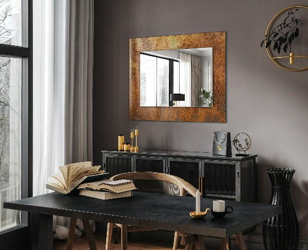 Decorative mirror Abstract blue stripes
